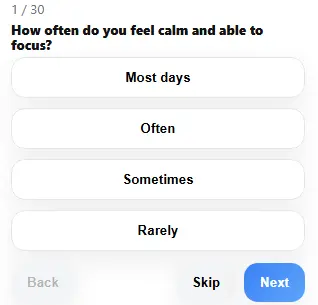 Take this evaluation to see your wholeness level